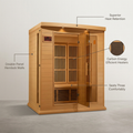 3 - Person FAR Infrared Sauna in Hemlock