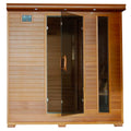 6-Person Cedar Infrared Sauna with 10 Carbon Heaters