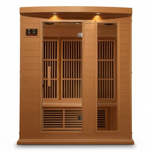 3 - Person FAR Infrared Sauna in Hemlock