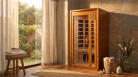 Barcelona 1 to 2 Person Low EMF FAR Infrared Home Sauna — Lifestyle